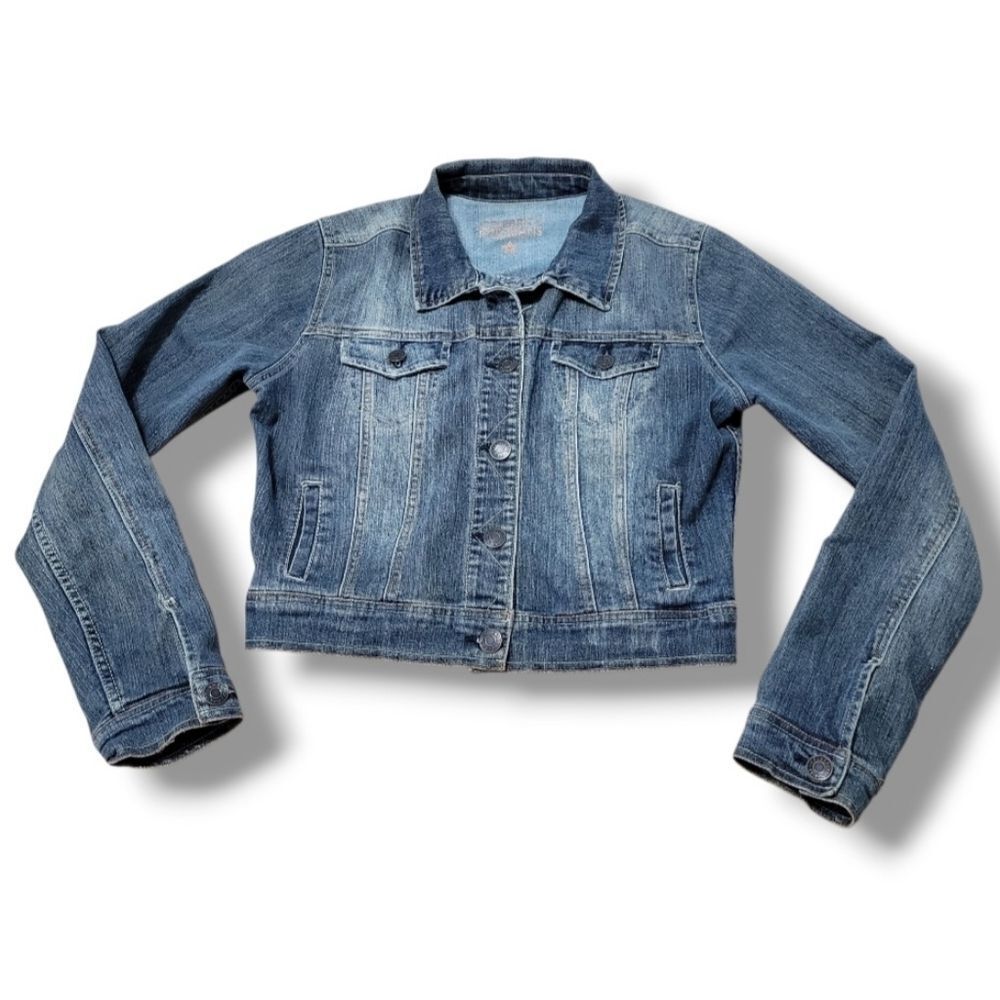 Celebrity Pink Jeans Jacket Size Medium M Women's Jean Jacket Blue Denim Jacket